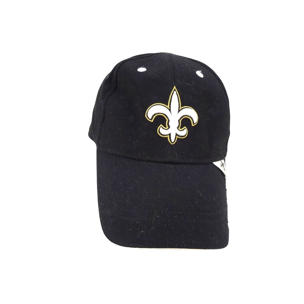 Sun Products New Orleans Saints Baseball Cap Black Fleur-de-lis Adult Adjustable
